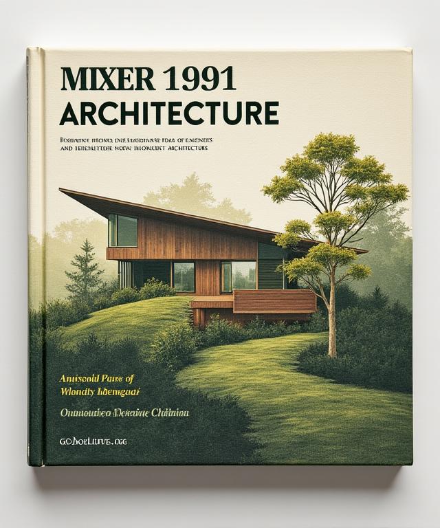 The cover of a beautifully designed coffee table book on sustainable architecture.